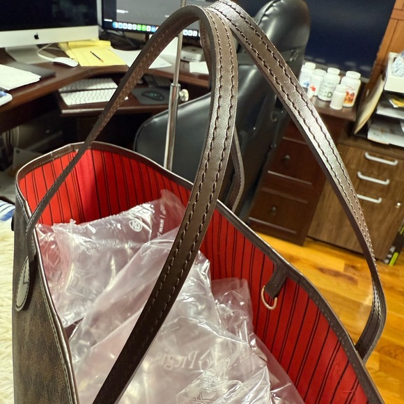 Louis Vuitton Neverful Set GM DE Damier ebene with Pouch and card authentication - Picture 16 of 16